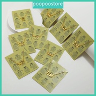 poo Angel Number Necklace 111 222 333 444 555 666 777 888 999 Necklace Gold Plated Stainless Steel N