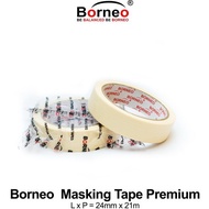 Masking Tape Premium 24MMx21MM Borneo - Masking Tape Borneo Premium 1 INCH