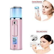 [READY STOCK] 纳米喷雾补水仪 面部蒸脸 送小漏斗Multifunction 40ml Nano Spray Water Mist Spray Face Steamer  Facial Steamer Face Spray Beauty Tools USB Rechargeable  Milk Water Skin Moisture Analyzer skincare Cold Facial steamer Beauty instrument facial tools