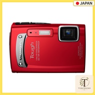 【 Used 】 OLYMPUS Waterproof Digital Camera TOUGH TG-310 Red, 3m Waterproof, 1.5m Drop-Resistant, -10