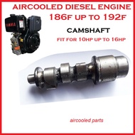 camshaft 186f for aircooled diesel engine 10hp,12hp up to 18hp