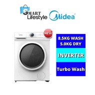 Midea 2 In 1 Inverter Washer & Dryer Combo MF100D85B (8.5KG/5.0KG) / MF200D85B (8.5kg/6kg)