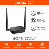 Tenda 4G05 N300 4G LTE Wifi Router | Compatible with GLOBE | GOMO | DITO | SMART SIM | Plug n Play |