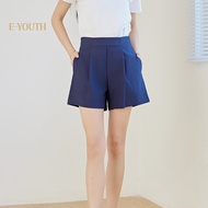 EYOUTH 20167 High-Waist A-Line Shorts|Minimalist Pleated Shorts