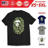 BAPE Fashion A Bathing Ape Street Wear Unisex T-Shirt T Shirt Baju BAPE-0003