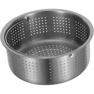 1PCS Steamer Basket Stainless Steel Rice Cooker Steaming Insert Vegetable Steam Basket with Handle F