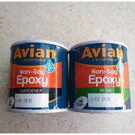AVIAN-Lem-EPOXY-Non-Sag-2-Komponen-(Resin+Hardener)Avian Brand Lem Kapal laut lem serbaguna
