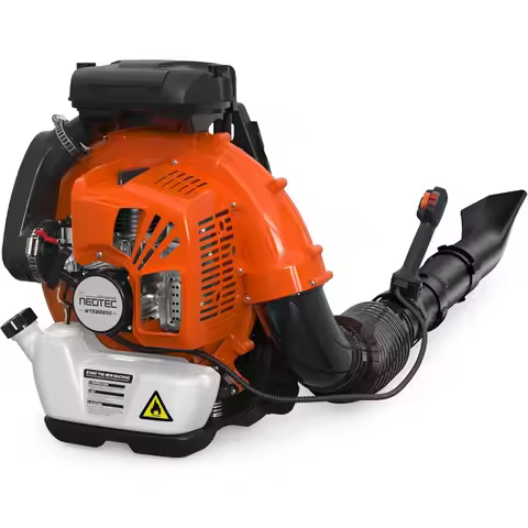 75.6cc Gas Leaf Blower Backpack with 847CFM Airflow 2-Cycle Engine Ergonomic Harness System 236 MPH 