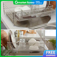 Draining Cutlery Holder Single-Tier Plate Bowl Tableware Dish Drying Rack
