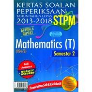 Kertas Soalan Peperiksaan 2013-2018 STPM Mathematics (T) Semester 2