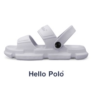 Hello Polo รองเท้าแตะ รองเท้าแตะสําหรับผู้หญิง รองเท้าแตะชายหาด ส้นหนา 3 ซม เหยียบนุ่ม กันลื่น แฟชั่