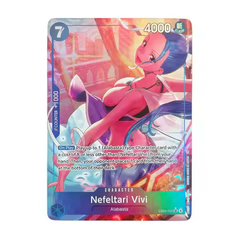 Proxy ONE PIECE Game Nefeltari ViVi EB04-025 SR English TCG Anime Card