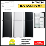 Hitachi R-VG560P7MS 2-door fridge 450L (Gift: 1600W Compact Vacuum Cleaner)