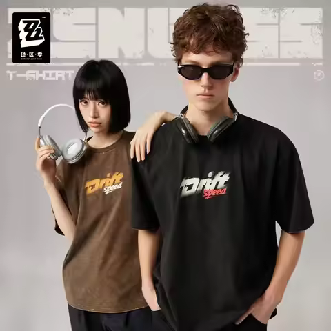miHoYo Official Game Zenless Zone Zero STUDIO 2026SS BangBoo Racing Short Sleeves Clothing Top T-shi