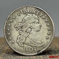 Rare Year 1804 USA 1 Dollar Face Value Rare Silver Coin Gobreshit Silver Dollar Dayang Can Blow Coin