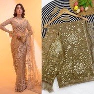 Designer Heavy Butterfly Net Saree with 5mm Sequins & Multy Embroidery Work | 4.4 Mtr Work | Heavy E