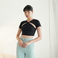 Korean Top Tee Knit Women's Crop Top 172