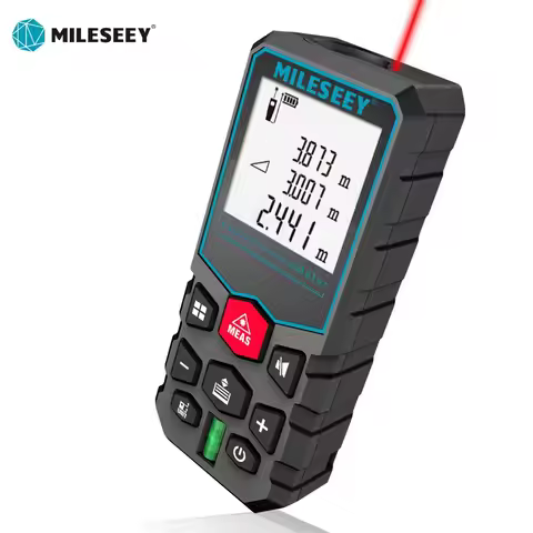 MILESEEY X5 Laser Tape Measure 40M 50M 60M 80M 100M 120M Laser Rangefinder Metre Laser
