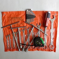 Wrench Package Spanner Set + T-Wrench + Meter + L-Wrench + American Reversible Screwdriver