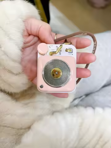 MUZEN B612 I DO Pink Atomic Phonograph Bluetooth Wireless Speaker Mao King Retro Portable Mini Metal