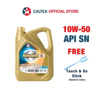 CALTEX Havoline ProDS SAE 10W-50 Fully Synthetic Engine Oil (4 LITERS) FREE Touch N Go Stick