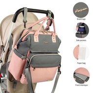 Mommy LEQUEEN Diaper Backpack Multi-Functional Waterproof Large Capacity Nappy Diaper Bag With 2