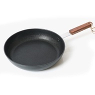 FORT Port IH induction frying pan 20cm / wood handle frying pan wok pan