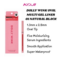 Dolly Wink Oval Multi Gel Liner 01 Natural Black - Smooth Application | Dense Color | Super Waterpro