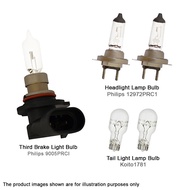 PHILIPS H7 12972PRC1 + Koito 1781 T16 + PHILIPS 9005 HB3 9005PRC1 - Perodua Alza Bulb Set