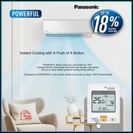 Panasonic R32 Standard Inverter Air Conditioner CS-PU18XKH-1 &amp; CU-PU18XKH-1 2.0hp ((ECO + Ai)) R32 Standard Inverter Aircond ((4 Star Energy Rating))