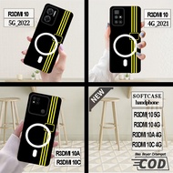 Redmi 10 5G case - Redmi 10 4G -Redmi 10A -Redmi 10C - Clear Black Silicone Casing, Cool Flexible Ma