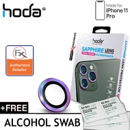 Hoda Sapphire Lens Protector iPhone 11 Pro - 3 pcs Flamed Titanium+ FREE 1pcs alchohol swab