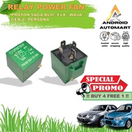 ORIGINAL PROTON SAGA BLM , FLX , WAJA , GEN 2 , PERSONA Fan Relay Fan Relay (PW851534) PW537074 PW54