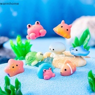 WHE Resin Ocean Animals Figurine Set for Aquarium Fish Tank WHE