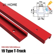 LIAOYING 1Pcs T-Track, T Slider Fixture Slot Slide 300-600mm T-Slot Track, Aluminium Alloy Slide Gui