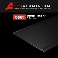 aluminium tutup rata profile 0561 kusen 4 inch