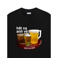 T-Shirt Out of Songs - Always Happy - Happy Nonsense T-Shirt - Oversize T-Shirt 250GSM 100Cotton