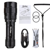 ไฟฉายแบบชาร์จไฟได้ Wurkkos DL10R 21700ดำน้ำ4500LM ไฟฉายแบบชาร์จไฟได้ XHP70.2โคมไฟใต้น้ำ IPX8ไฟตกปลา 