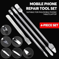 4-piece mobile phone repair kit stainless steel disassembly pry bar metal steel pry phone tool set