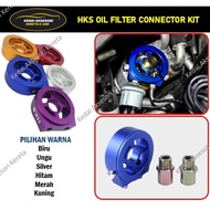 HKS Oil Filter Connector Kit For Oil Pressure/Oil Temperature