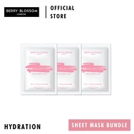 Berry Blossom HA+Niacinamide Sheet Mask 3-pack