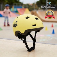 Inline Skate Helmet Skateboard And Scooter For Kids (Yellow) BTWIN