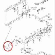 SUZUKI Ready Lower Radiator Hose Original SGP SX4, Neo BalenoSUZUKI