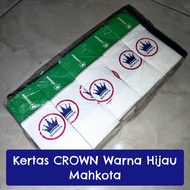 1 Slop/Ikat Kertas Crown Hijau Mahkota Manis Grosir / Ecer