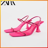 FA1 ZARA Ladies Glossy High Heel Sandals
