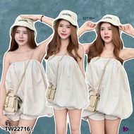 set Of 2 Striped Patterns Balloon Tube Top + Shorts .. TW22716 TwinsShopVip