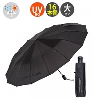 現貨🐰🐰Waterfront - 日本 16 骨縮骨遮 防曬遮 (黑色) (55CM / 防UV90%+ / 抗UV / / UV雨傘)