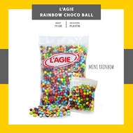 MINI RAINBOW BALL CHOCOLATE LAGIE 75GR - TOPPING DONAT TOPING DONUT - TABURAN COKLAT TABUR TOPING TA