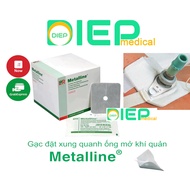 L&R METALLINE (6x7cm or 8x9cm) - Combo of 10 gauze pieces placed around tracheostomy tubes and drain