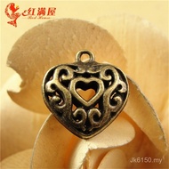 Ancient Green Material Hollow Wholesale Bag 2.6 Jewelry Accessories A Heart 2019 Pendant 40g/Retro F